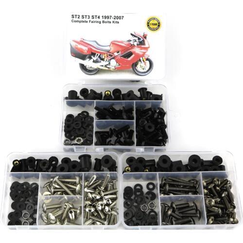 Fit For Ducati ST2 ST3 ST4 1997-2007 Motorcycle Complete Full Fairing Bolts Kit Speed Nuts Steel Bodywork Screws Clips