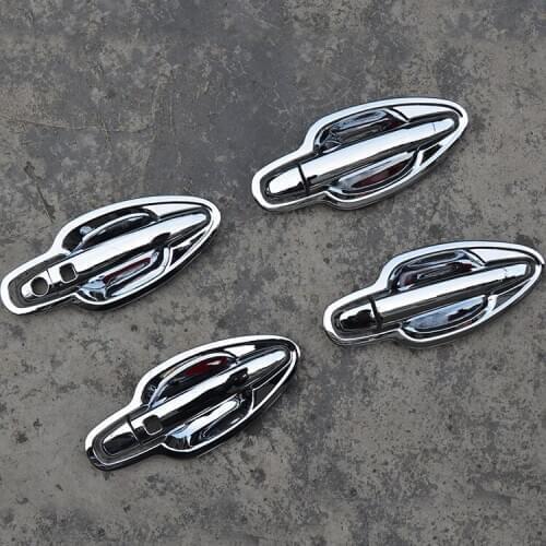 ABS plating Door Handle Bowl Door handle Protective covering Cover Trim for 2015-2016 BYD S7 S6 Car styling