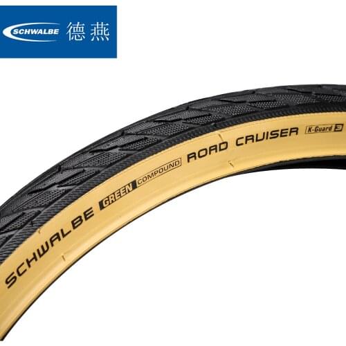 Schwalbe ROAD CRUISER Bicycle Tire 26*1.75 MTB Mountain Bike Tires 26 Inch 50EPI K-Guard Level 3 Protection 740g Cycling Tyres