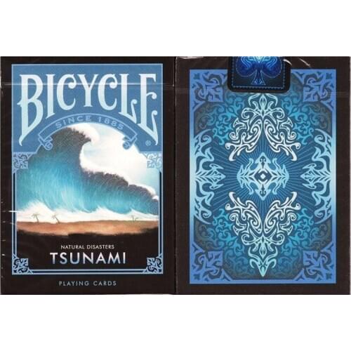 Bicycle Natural Disasters Tsunami Playing Cards USPCC Collectable Deck Poker Size Magic Card Games Magic Tricks Props
