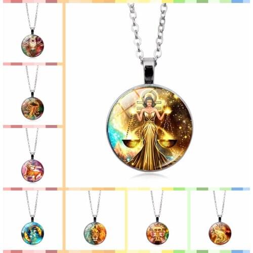 Yglcj Women's Pendants Zodiac Signs