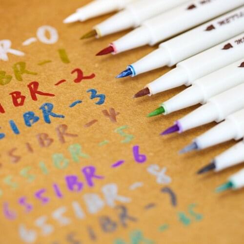 10 PCS New Creative 10 Colors Water Chalk Pen Watercolor Pens For Scrapbooking Photo Album Art Marker Gel Pen Stationery