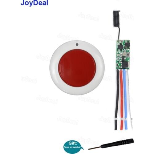 433 MHz DC 6V 12V 24V 1CH Relay Mini Wireless RF Remote Control Switch Module With Transmitter For Car Power LED Lamp Light DIY