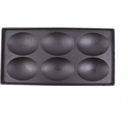 Cast iron barbecue tray commercial BBQ oven roasting oyster roasting griddle scallop outdoor picnic outdoor bakeware baking tray
