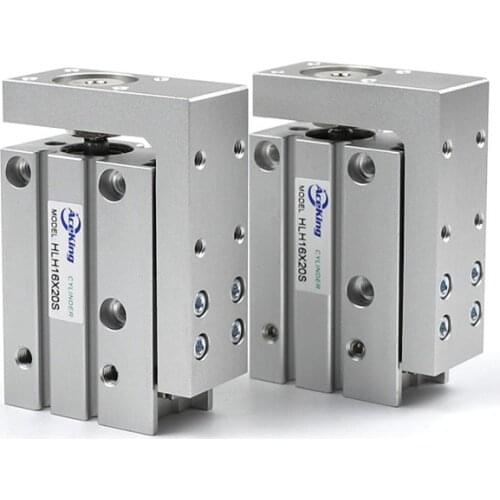 Mask Machine Slide Cylinder HLH16X20S Precision Guide Rod Yadeke Bottom Side Intake MXH16-20