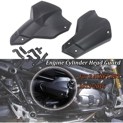 For BMW R NINET R9T R 9 T 2013-2016 Motorcycle Dust Injection Engine Cylinder Head Guard Cover Protector Matte Black
