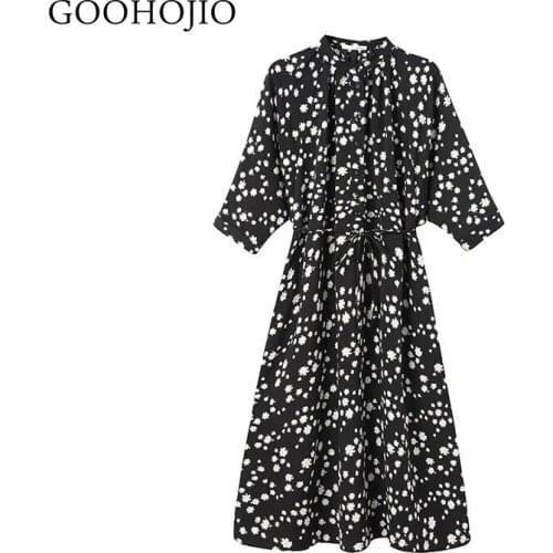 Летние шифоновые платья GOOHOJIO China At AliExpress