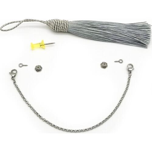 Kalimba Tremolo Chain Sand Chain for Thumb Piano Sound Performance Improve Kalimba Musical Chain Instrument