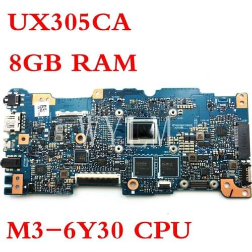 UX305CA motherboard 8GB RAM M3-6Y30 CPU mainboard For ASUS UX305C UX305CA U305C UX305 Laptop motherboard Tested 90NB0AA0-R00040