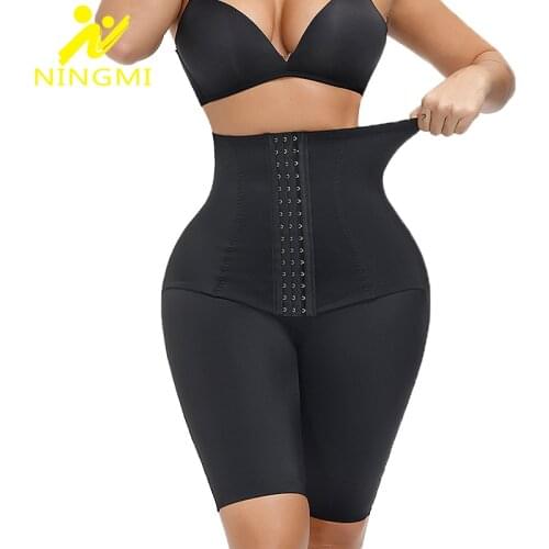 NINGMI Body Shaper Tummy Control Panties for Women Body Shapewear Butt Lifter Waist Trainer Push Up Strap Belly Shaper Women