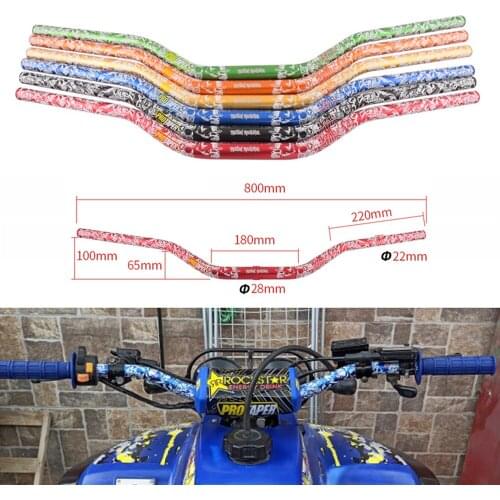 Motocross 28mm Handlebar Aluminum PRO Handle Bar for Kayo BSE CRF KLX Dirt Pitbike ATV Quad Racing Bike YZ250F PW50 Duke 125 EXC