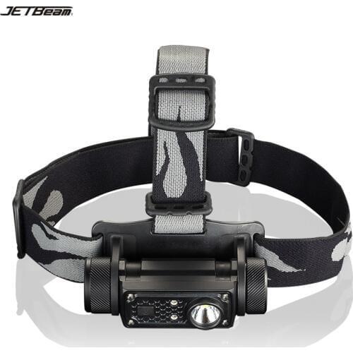 JETBeam HR30 Headlamps CREE SST40 N5 LED 950lumens USB charging 18650 headlamp for Hiking, Climbing, Camping