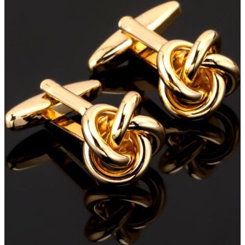 New Ball Knot Cufflinks For Mens Birthday Wedding Gift For Mens Cuff Links twist French Shirt Cufflinks Casual wholesale cuff