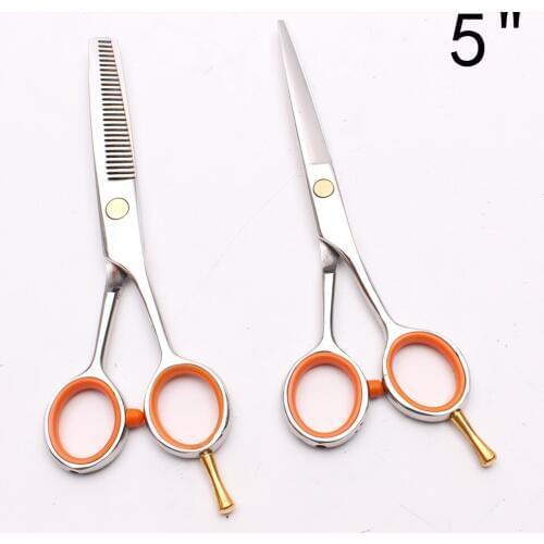 5.0" 14.5cm JP Stainless Engraving Logo Thinning Scissors Cutting Shears Professional Hairdressers Scissors Hair Scissors C1017