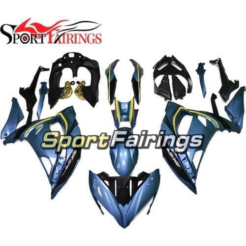 New Complete Fairings For Kawasaki ER-6F 650r 2009 2010 2011 ER6F 650r 09 10 11 Motorcycle Bodywork Gloss Blue Yellow