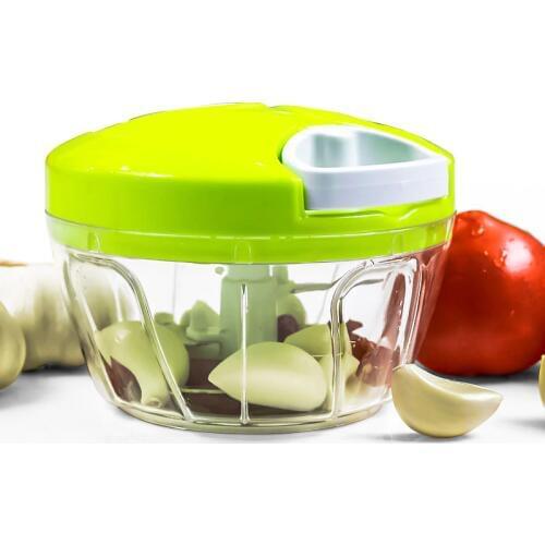 Baby food supplement cooking Kitchen Multi-Function Manual Mincer Vegetable Meat Grinder Chopper Tool stainless steel blade