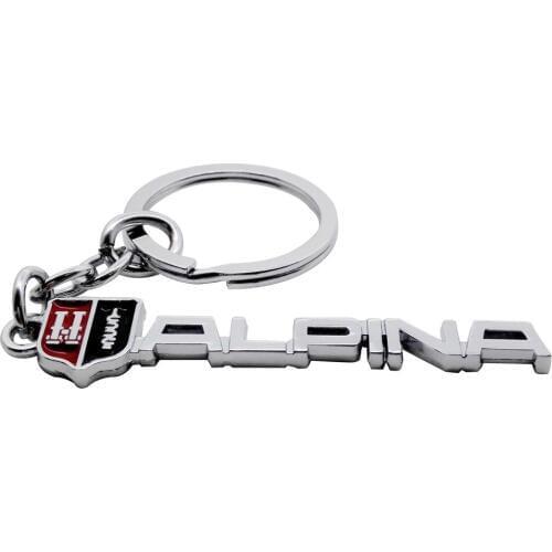 Gift Metal Keychain Car Key Ring Alpina For BMW F10 F20 F30 X1 X3 X5 X4 E36 E39 E46 E60 E90 335 330i Key Holder Car Accessories