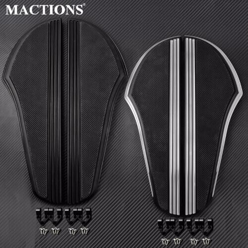 Front Driver Foot Pegs Floorboard For Harley Touring Road King Tri Street Glide FLHR FLHX 2000-2019 Softail Heritage Fat boy