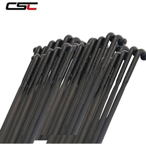 Sapim CX Ray Spokes BLACK Bladed Aero Spokes + Aluminium Nipples J-Hook / Straight Pull