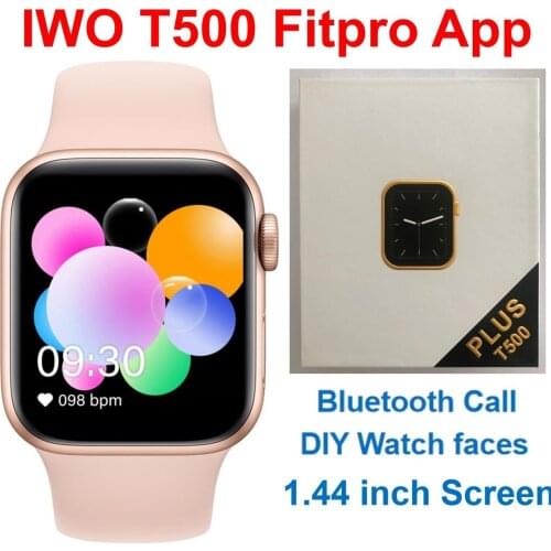 T500 Smart Watch 44mm Series 6 Men Bluetooth Call 1.44'' Full Touch Heart Rate Women Smartwatch PK IWO 13 T900 X8 X7 IWO 12 Pro