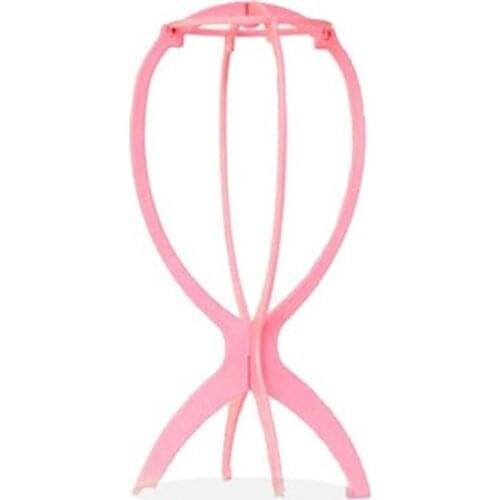 Plastic Wig Holder Wig Stand Portable Durable Rack Folding Wig Rack Presentation Tools Stable Wig Stand Dryer