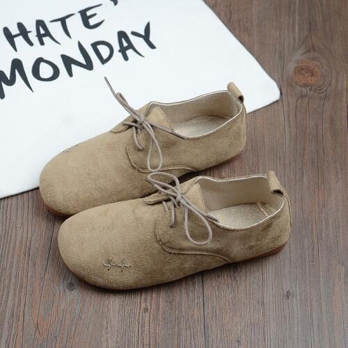 Mori Girl Handmade Japanese Doll Shoes Literary Retro Students Flat Lace-Up Single Shoes Soft-Sole Comfort Casual Womens Shoes