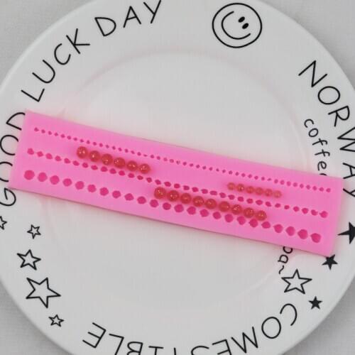 Bead String Fondant Silicone Mold Handmade Finish Epoxy Mold DIY Baking XGY-323