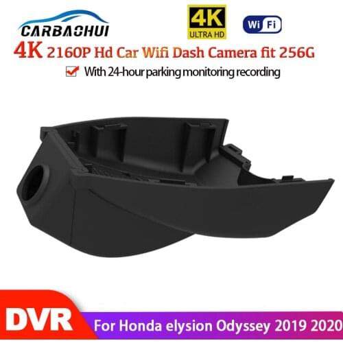 Dash cam 4K Car Wifi DVR 24h Parking Monitoring camera Night Vision Dash camera Special For Honda elysion Odyssey 2019 2020 2021