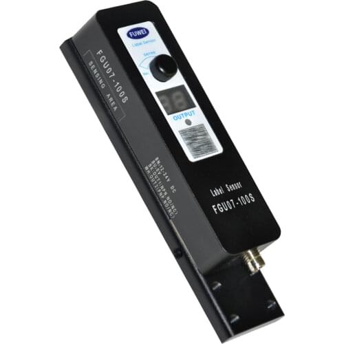 FUWEI High-speed Transparent Label Sensor FGU07-100S Automatic Labeling Machine Digital Display Manual Adjustment Self-learning