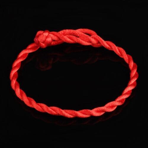 Yidensy Fashion Red Rope Bracelets Adjustable Braided String Cord Lucky Bracelet Bangles fit Women Female Jewelry Accessories