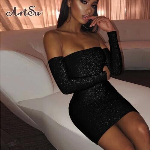 Artsu Sexy Off Shoulder Bing Bing Women Dress Set Crop Top Party Dress Bandage Matching Sets Dresses Club Female Outfits