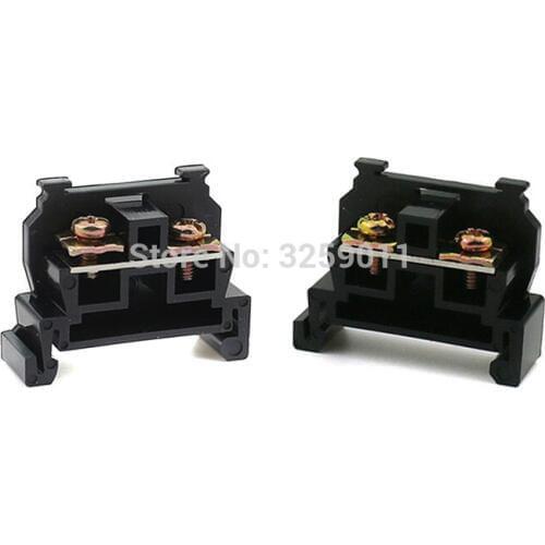 100PCS Suyep TBR-30A 30A 600V Wire Screws Terminal Block for Cable Connector Black 2.5-4 mm