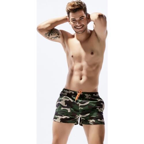 2018 Summer Swimwear Men Swimsuit Sunga Hot Boy Swim Suits Camo Shorts Swim Trunks Swimming Surf Mayo Sungas De Praia Homens