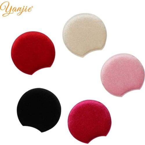 2020 Classical Cute 2.2" Velvet Padded Mouse Ears Handmade DIY Hair Accessories For Women Creative Headband Ornament Headwear