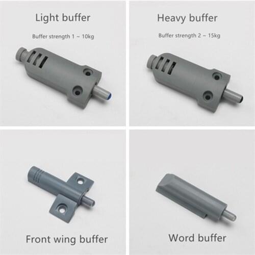Wardrobe and cabinet damping buffers anti-collision mute wooden door closing stopper positioning damped shock absorber hydraulic