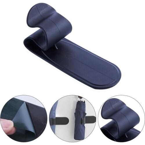 Car Umbrella Storage Rack Holder Self Adhesive Hanger for Car Seat Wall Mounted Save Space Broom Mop Holder