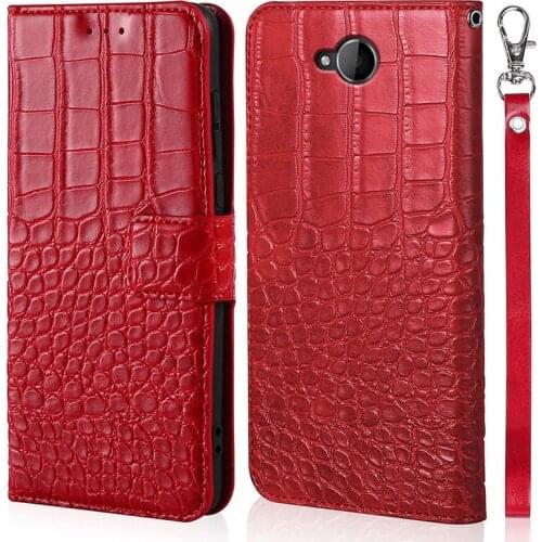 Crocodile skin Case For Microsoft Nokia Lumia 650 Leather Flip Wallet Card Stand Holder Phone Cover Coque for Nokia 650