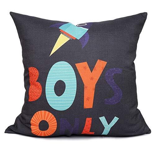 Phrase Square Decorative Throw Pillows Case Cushion Covers Shell Cotton Linen pillow cover 45X45CM