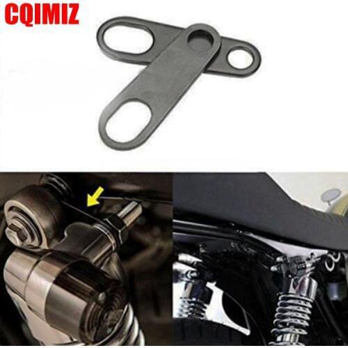 Motorcycle Rear Turn Signal Relocater Holder Shock Bracket For Harley Dyna Sportster XL FL Bobber Cruiser Old School Cafe Racer