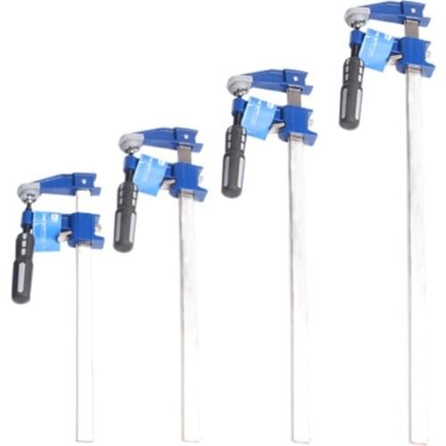 F Clamps - Medium Duty Heat Treated Steel Bar Clamp with Ergonomic Grip Handle and Protective Pads home Furnitures Retailsale