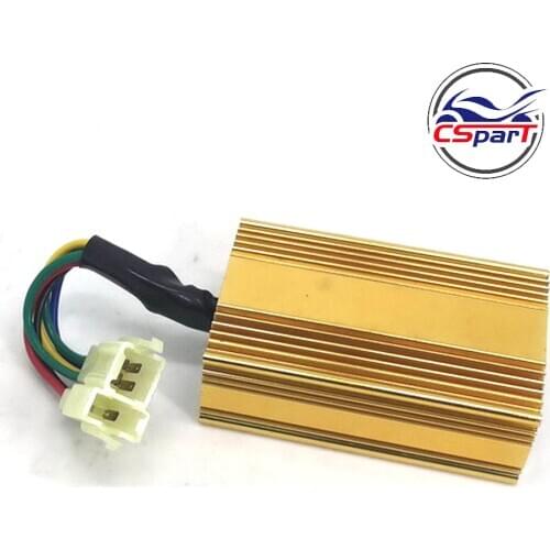 Racing 6 Pin two Square Plug AC CDI Ignition Box 110CC 125CC 150CC 200CC 250CC Dirt bike Scooter ATV Quad Parts