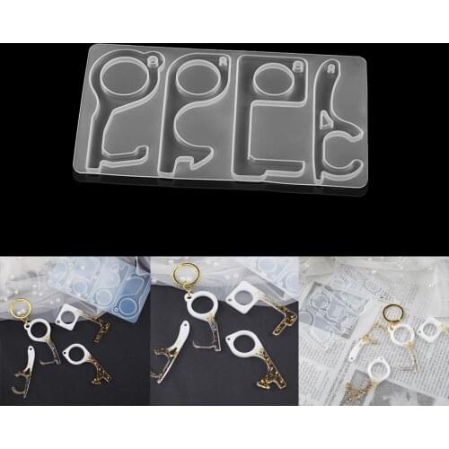 Classic Key Silicone Mould Door Opener Mould DIY Resin Decorative Craft Jewelry Making UV Epoxy Resin Molds for Pendant Supplies