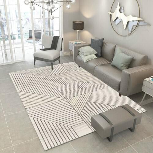 Simple Modern Abstract Chinese Ink Geometric Carpet Bedroom Kitchen Door Mat Living Room Floor Mat Carpets Area Rug