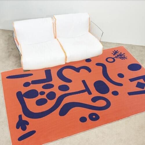 Fashion Morocco Modern Abstract Art Carpet Living Room Geometric Carpet Floor Rug For Bedroom Decor Bedside Carpet Kitchen Mat