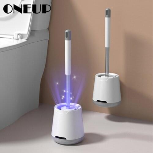 ONEUP New Toilet Cleaning Brush Rubber Head Frame Brush For Bathroom Household Floor Cleaning Bathroom Accessories Toilet Brushs