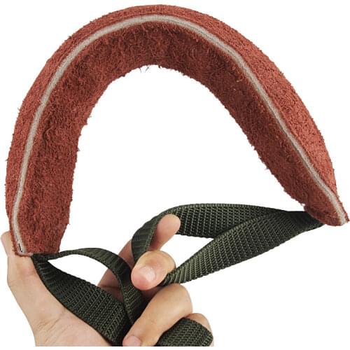 Durable Dog Training Bite Tug Toy Red Leather Chew Dog Interactive Pet Toy German Shepherd Dog