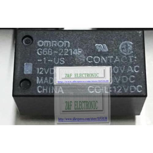RELAY G6B-2214P-1-US-12V G6B-2214P-1-US DC12V G6B-2214P-1-US-12VDC G6B-2214P -1-US 12VDC new original 5PCS/LOT