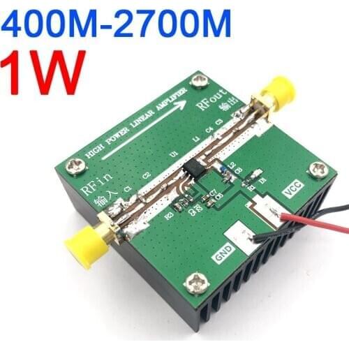 RF2126 400M-2700MHZ broadband RF Power Amplifier 2.4GHZ 1W FOR WIFI Bluetooth Ham Radio Amplifier