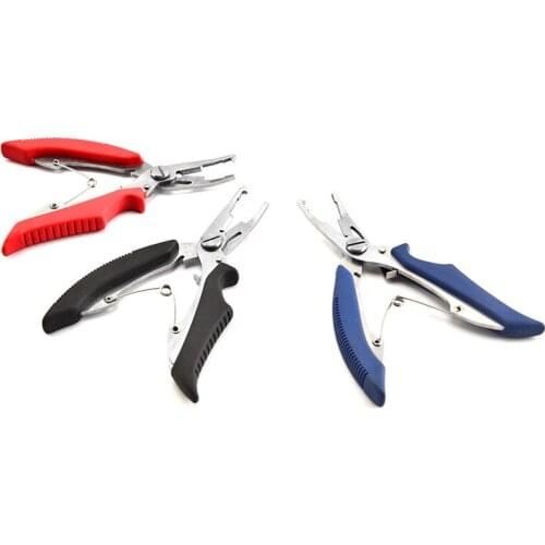 Fish Tackle Fish Lip Stainless Steel Control Scissor Snip Fishing Grip Set Nipper Pincer Accessory Tool Clip Clamp Cutter Plier