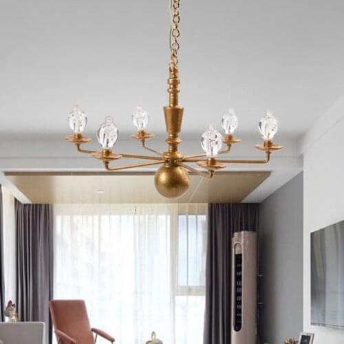 Scaled Model LED Ceiling Lamp Kid’s Realistic Dollhouse Furniture Chandelier Lamp Preschool Pretend Play Sand Table Toy